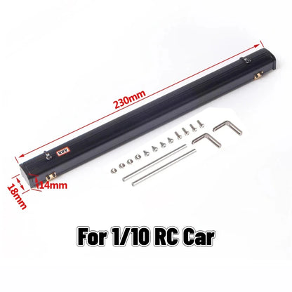 Toy Car Side Awning Rooftop Tent/Luggage Roof Rack Net For 1/10 1/8 RC Crawler Car ARB RS Traxxas TRX4 SCX10 TAMIYA ARRMA D90