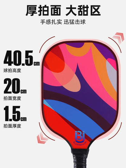 Pickleball Paddle Set with Pickleballs Professional Level Pickleball Racket For Competition Outdoor Recreation School Teaching