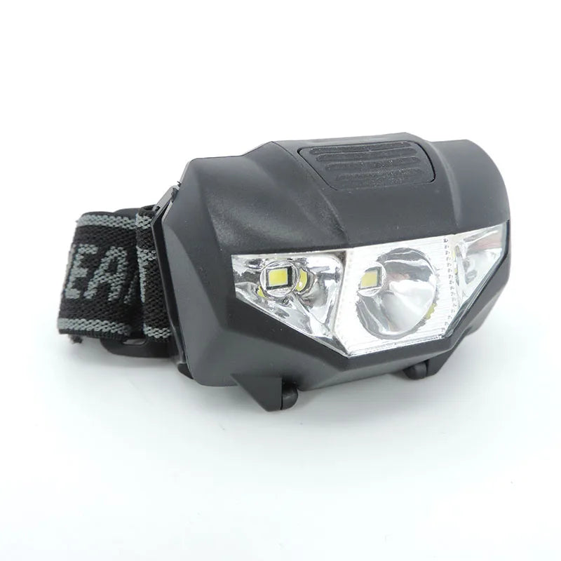 3W Powerful Mini Headlamp white Light LED Headlight 3-Mode Powered AAA Battery Head Torch Waterproof Camping Fishig Lantern