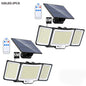 Solar Flood Lights Outdoor 106/318 LED Solar Motion Lights Remote Solar Security Lights Wall Lights Waterproof 3 Modes Garden