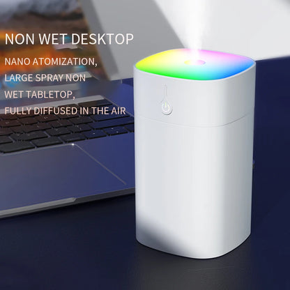 Colorful Humidifier 1 Home USB Portable Humidifier with Atmosphere Color Light Night Light Air Purification Humidifier