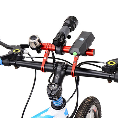 10/20/30CM Aluminum Alloy Bicycle Handlebar Extender Mount MTB Bike Cycling Headlight Bracket Lamp Flashlight Holder Accessories
