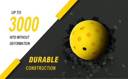 Pickleball 74MM Durable 40 Holes Outdoor 6/12/24Pcs Pickleballs 26g Outdoor for Competition pickleball Packs of Pickleballs