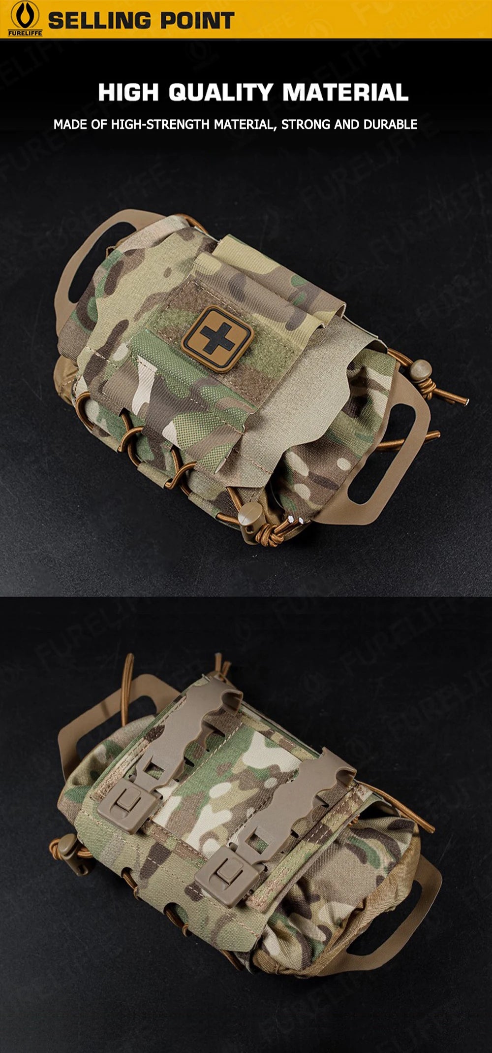 Hot Sale!Military tactical rapid deployment first aid kit/outdoor tactical MOLLE kit/survival emergency kit/camping medical kit