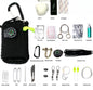 Climbing Umbrella Rope Equipment Kit, Emergency First Aid, Camping Hiking Safety Survival Tools, Outdoor Sobrevivência