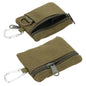 Compact Tear-Resistant Molle Pouch - Lightweight Portable Nylon Bag for outdoor Gear & Easy Access