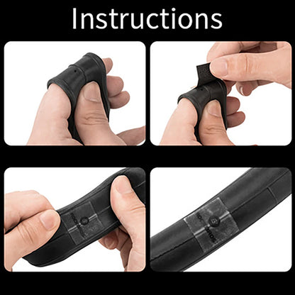 ROCKBROS Bicycle Flat Tire Repair Kit Tool Glue-free Portable Rubber Fetal Repair Bike Inner Tube Puncture Patch Repair Tools