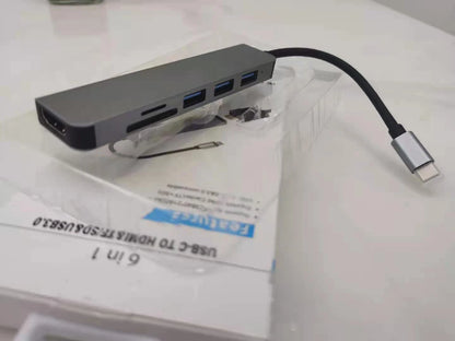 Type C+ USB HUB USB3.0 Dongle USB2.0 Disk Extend Adapter Cable Splitter Phone Charger Dock Micro SD TF Memory Card Reader Writer