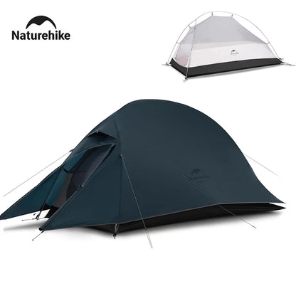 Naturehike Tent Cloud Up Series Ultralight Outdoor Camping Tent Waterproof Backpacking Cycling Tent Camping Tent With Floor Mat