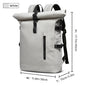 HK Expandable Travel Backpack Men Large Capacity Waterproof 15.6” Laptop Bag Hiking Rucksack Cycling Daypack Bag with USB Port