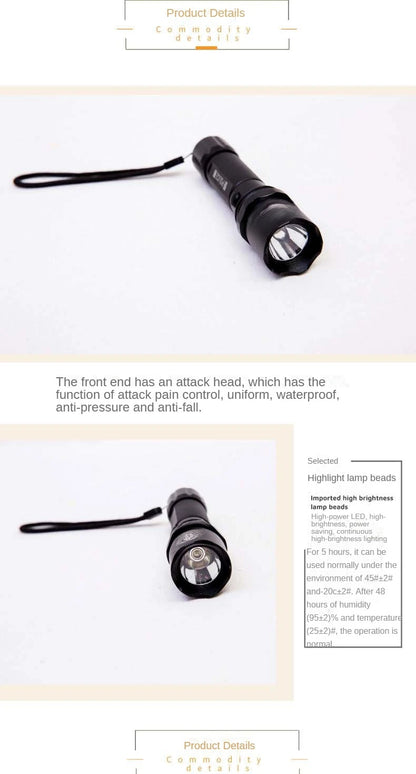 Standard Flashlights HJumping Outdoor Tool Camping Survival Emergency  Equipment Multifunctional Safety Accessories