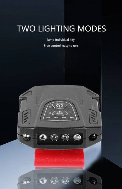 IPX5 Waterproof Sensor COB LED Headlamp Clip On Hat Light Hands Free Headlight Portable Lamp Lantern Camping Cycling