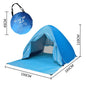 Beach Tent 165*150*110cm Pop-up Automatic Opening Anti-ultraviolet Full Shade Tent Family Ultralight Folding Tent Travel Camping