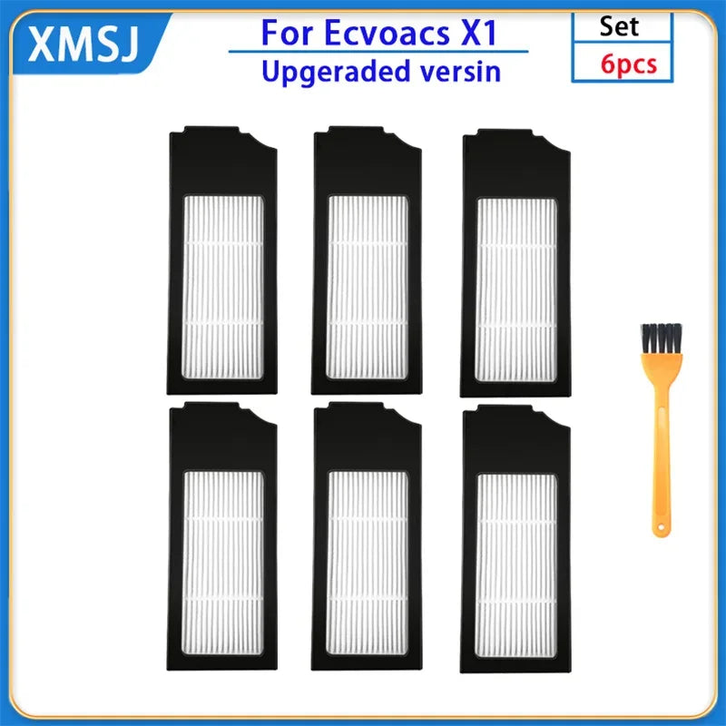 For Ecovacs Deebot X1 OMNI Dust Box Accessories X1 TURBO / T10 Robot Vacuum Cleaner Dust Bin HEPA filter Replacement spare parts