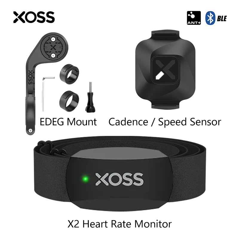 XOSS Vortex Speed Cadence Sensor X2 Chest Strap Heart Rate Monitor for Road MTB Cycling Bluetooth ANT+ Wireless Bike Accessories