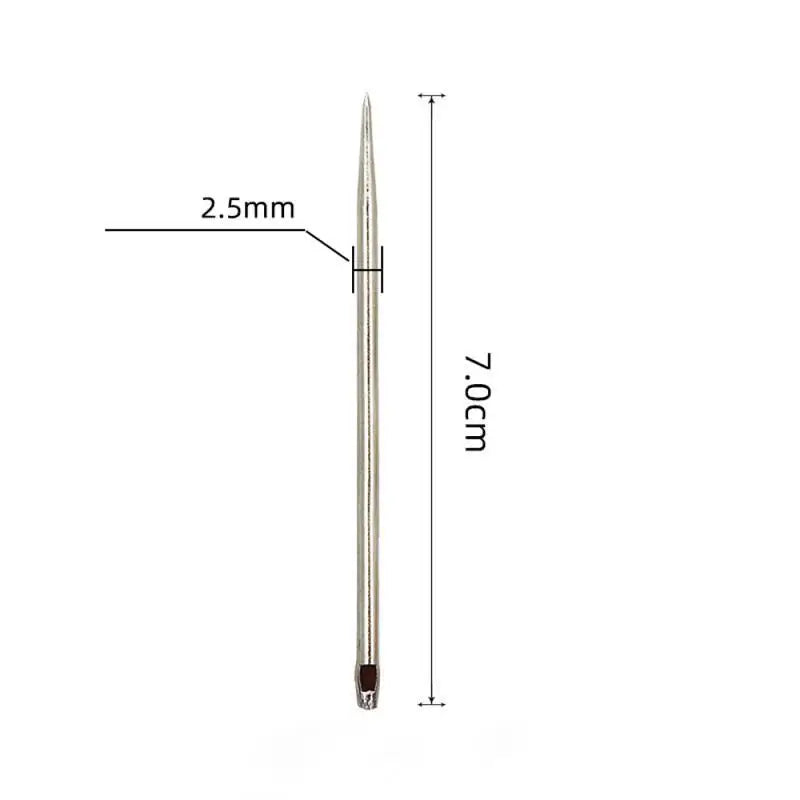 Leather Sewing Kit DIY Leather Sewing Awl Needle With Copper Handle Set Leather Canvas Tent Shoes Repairing Tool W/Nylon Thread