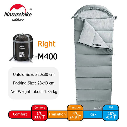 Naturehike 2024 New Sleeping Bag Lightweight Sleeping Bag Double Camping Sleeping Bag Machine Washable Winter Sleeping Bag