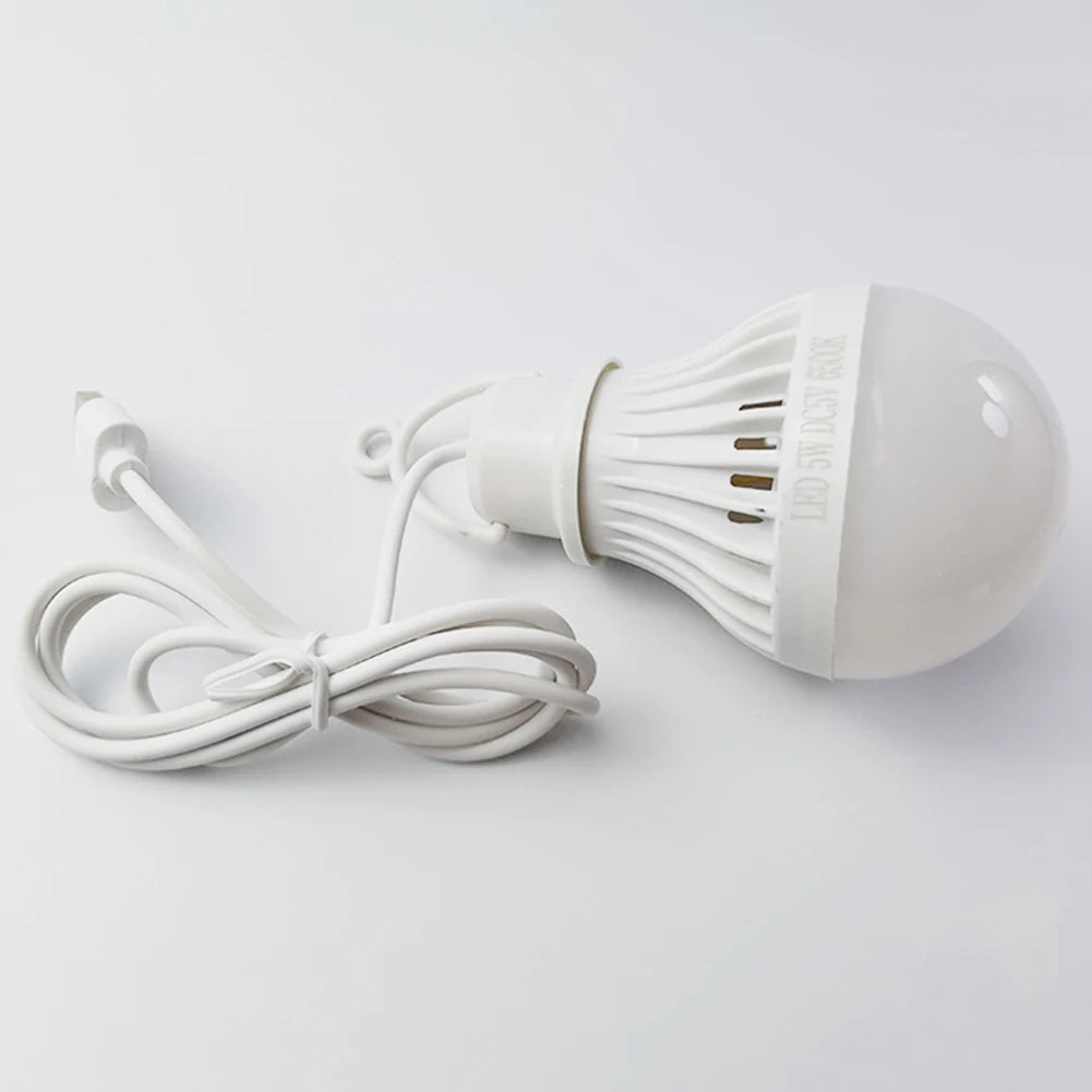 1/2pcs Portable Lantern Camp Lights USB Bulb 5W/7W Power Outdoor Camping Multi Tool 5V LED for Tent Camping Gear Hiking USB Lamp