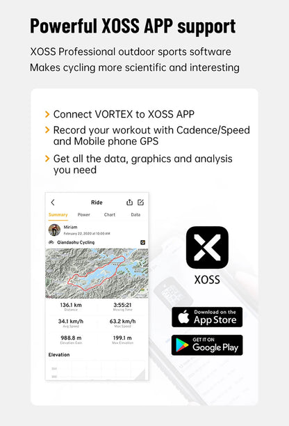 XOSS Vortex Speed Cadence Sensor X2 Chest Strap Heart Rate Monitor for Road MTB Cycling Bluetooth ANT+ Wireless Bike Accessories