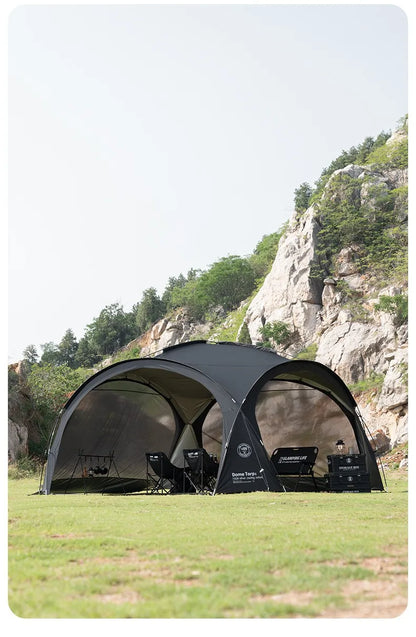 ShineTrip Outdoor Silver Coated Canopy Rainproof And Sunscreen Self-driving PU3000MM Waterproof Camping Sunshade Tent Dome