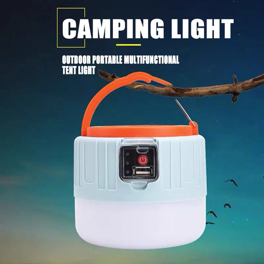LED Solar Bulb Charging Remote Control Super Bright Emergency Lighting Bulb Outdoor Multifunctional Mobile Camping Tent Light