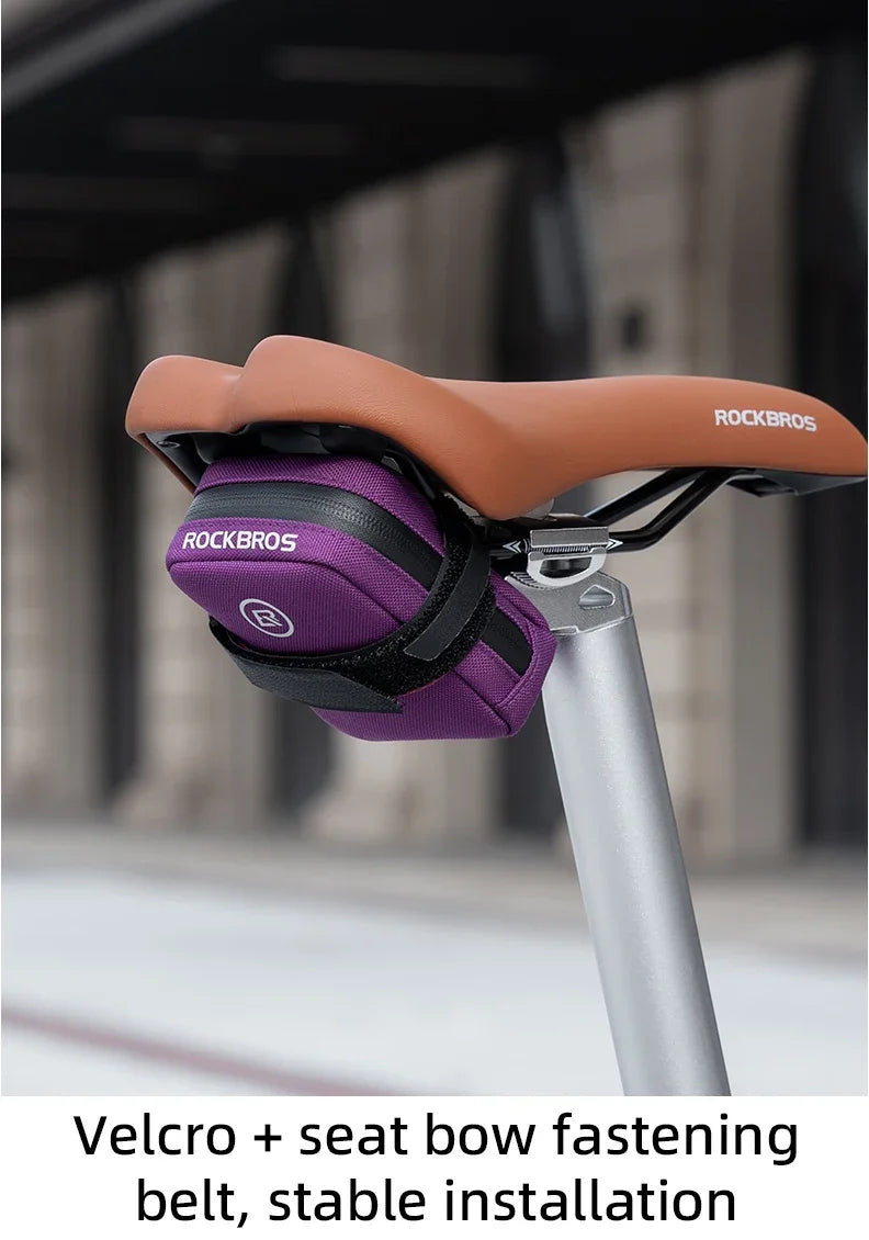 ROCKBROS Cycling Bag 0.35L Mini Portable Bike Tail Bag MTB Mountain Road Bike Tool kit Repair Bag Bicycle Bag Accessories