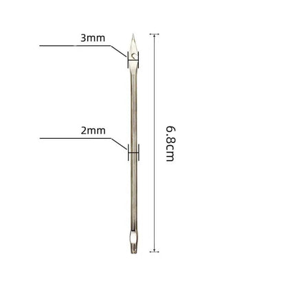 Leather Sewing Kit DIY Leather Sewing Awl Needle With Copper Handle Set Leather Canvas Tent Shoes Repairing Tool W/Nylon Thread