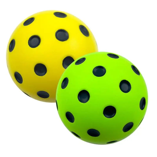 Foam Pickleball Balls Foam Balls Bounce Ball Consistent Bounce Practice Ball Pickle Balls for Pickleball Training Indoor