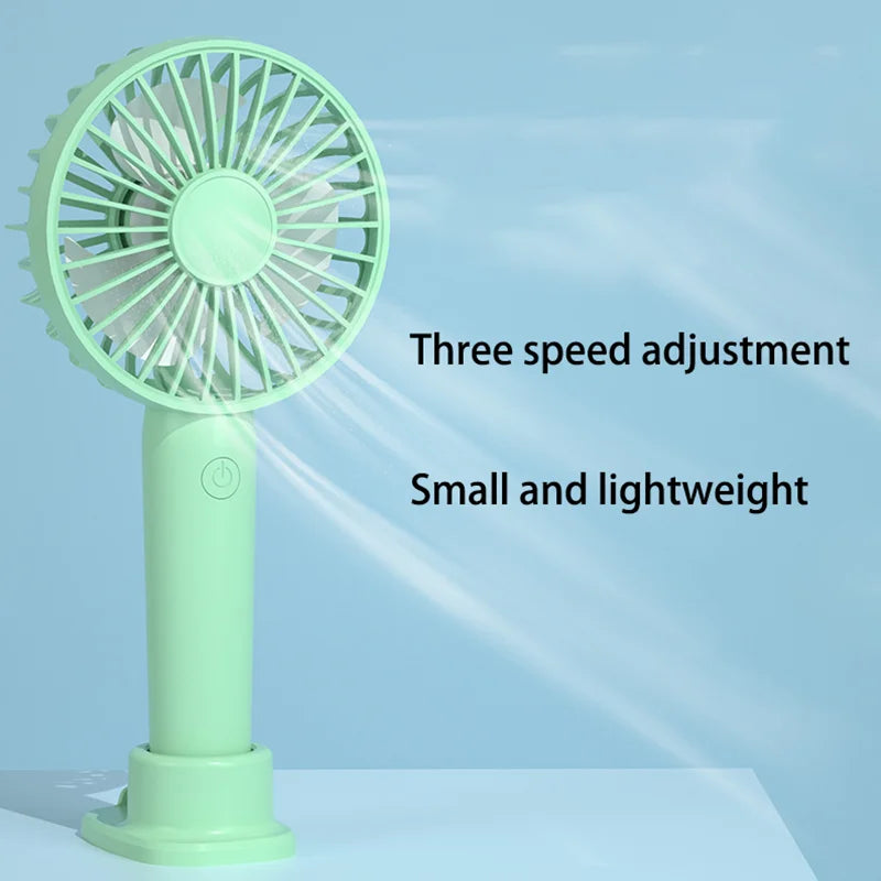 Handheld Mini Air Conditioner USB Rechargeable Portable Humidifier Mist Cooler Cooling Spray Humidifier Fan for Home/Office/Dorm