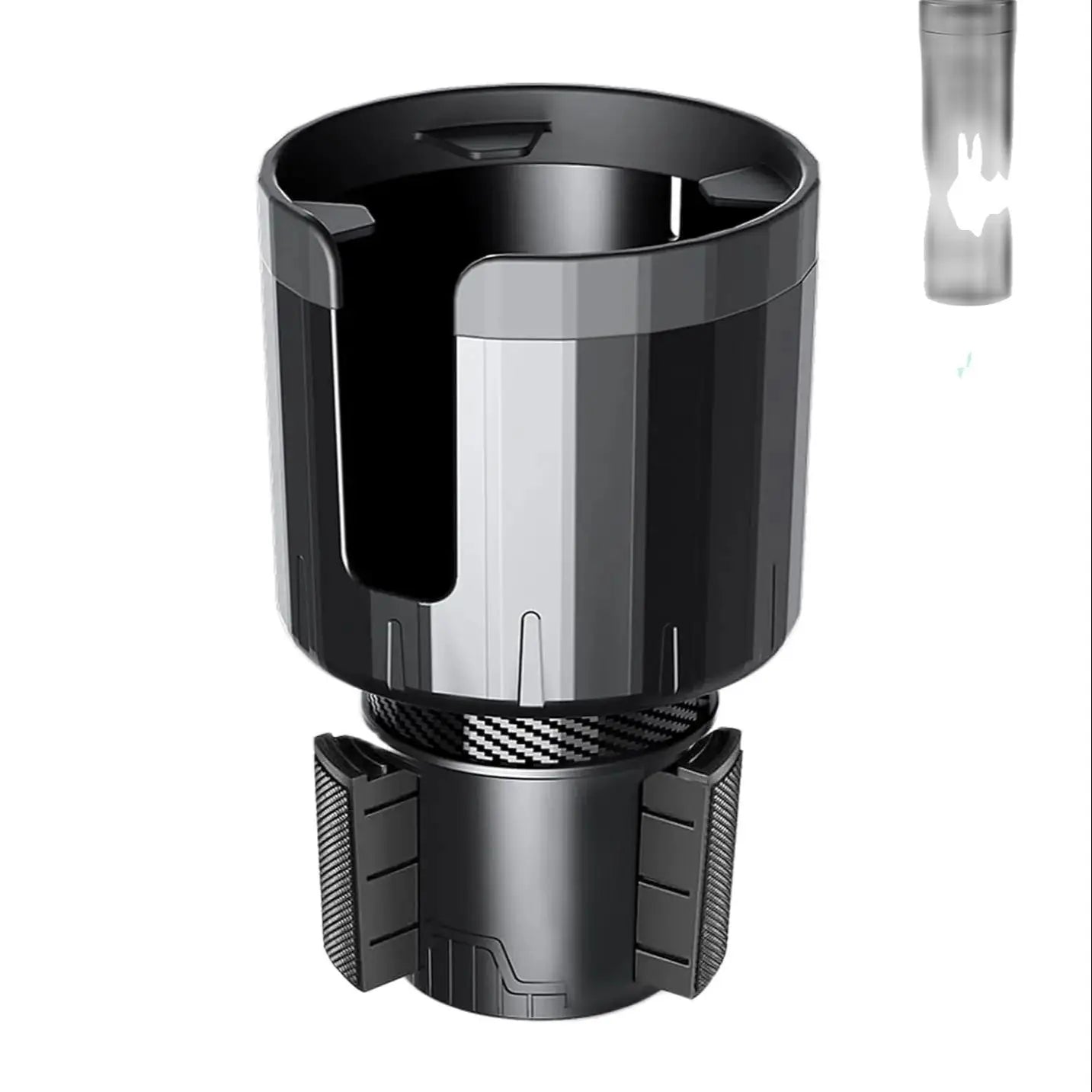 Car Cup Holder Expander,with Adjustable Base,Adjustable Cup Holder Expander for Car.Compatible with Yeti Stroller 14-46 Oz Expan