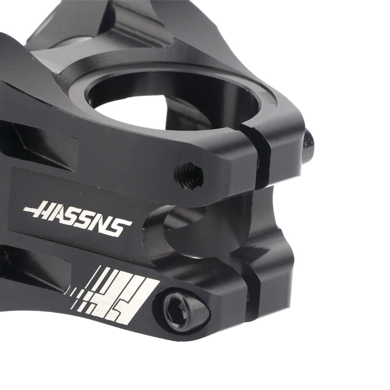 HASSN CNC Stem Mtb Handlebar Stem 35mm Bicycle Short Power Road Bike 31.8 Table Bmx Bridge Pipe Cycling Power Adjustable Rod