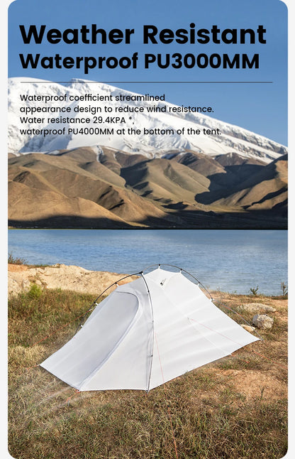 MOBI GARDEN Camping Tent Ultra Light Trekking Tent Portable Outdoor Hiking 20D