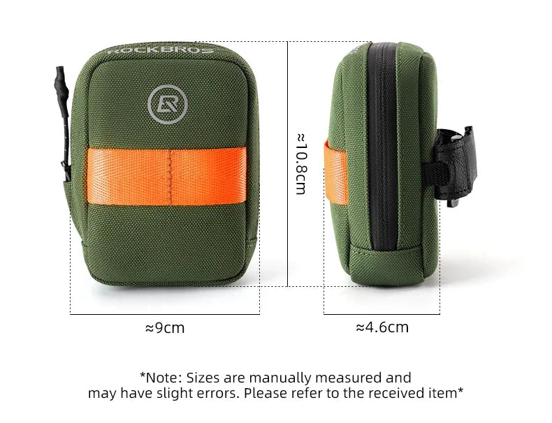 ROCKBROS Cycling Bag 0.35L Mini Portable Bike Tail Bag MTB Mountain Road Bike Tool kit Repair Bag Bicycle Bag Accessories