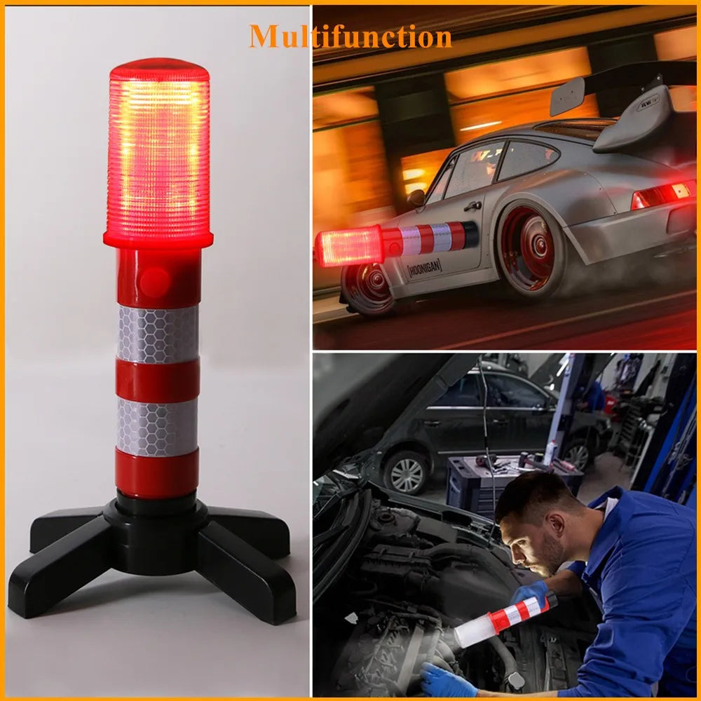 Led Twinkle Star Emergency Car Roadside Flares Light Kit Safety Strobe Warning Light Alert Flare For Out Door Camping Traveling