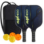 Pickleball Paddles USAPA Approved Set Rackets Honeycomb Core 4 Balls Portable Racquet Cover Carrying Bag Gift Kit Indoor Outdoor