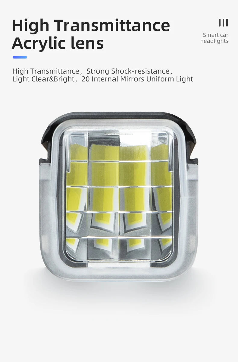 ROCKBROS Bike Light 1500LM5000mAh Type-C Bicycle Light Temperature Control  IPX6 Aluminum LED Light Front Lamp Cycling Headlight