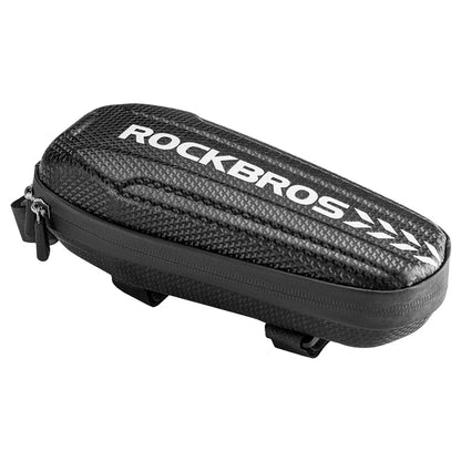 ROCKBROS Bike Bag,Waterproof Front Frame Top Tube Bicycle Pouch,Large Capacity Cycling Front Storage Bag for Mountain Road Bikes