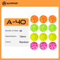 ALP Outdoor Pickleball 74mm Durable 40 Holes 26 Holes 1/3/6/12/100 Pieces/PCS 26g Original USA Professional Pickleball