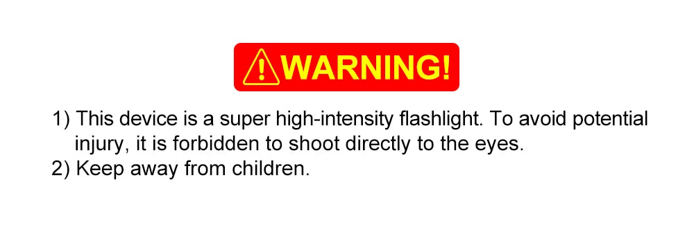 Outdoor Flashlight Tent Camping Lantern Self Defense Lamp EDC Fishing High Power LED Torch 2500 Meter Distance LEP Light THOR 3