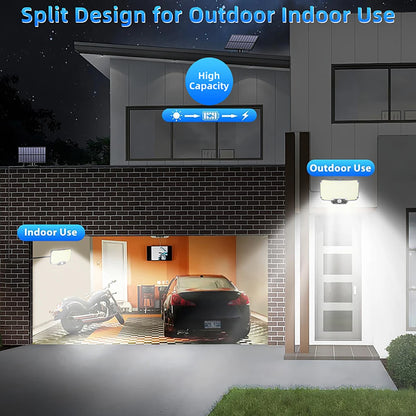 Solar Flood Lights Outdoor 106/318 LED Solar Motion Lights Remote Solar Security Lights Wall Lights Waterproof 3 Modes Garden