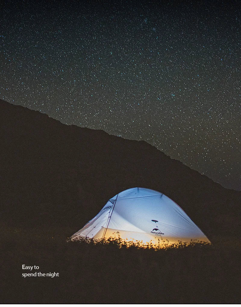 Naturehike Tent Cloud Up Series Ultralight Outdoor Camping Tent Waterproof Backpacking Cycling Tent Camping Tent With Floor Mat