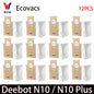 For Ecovacs Deeboot N10 / N10 Plus Accessories Main Side Brush Hepa Filter Dust Bag Mop Cloth Robot Vacuum Cleaner Spare Parts