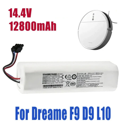 Replacement Battery P2008-4S2P-MMBK For Xiaomi Mijia Mi Sweeping Mopping Robot Vacuum Cleaner 1T Dreame D9 F9 L10Pro L10Plus S10