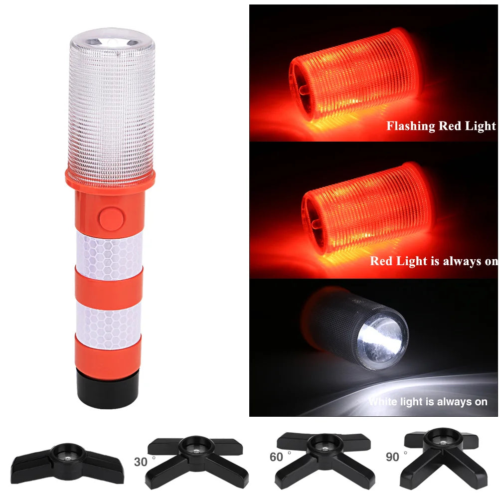 Led Twinkle Star Emergency Car Roadside Flares Light Kit Safety Strobe Warning Light Alert Flare For Out Door Camping Traveling