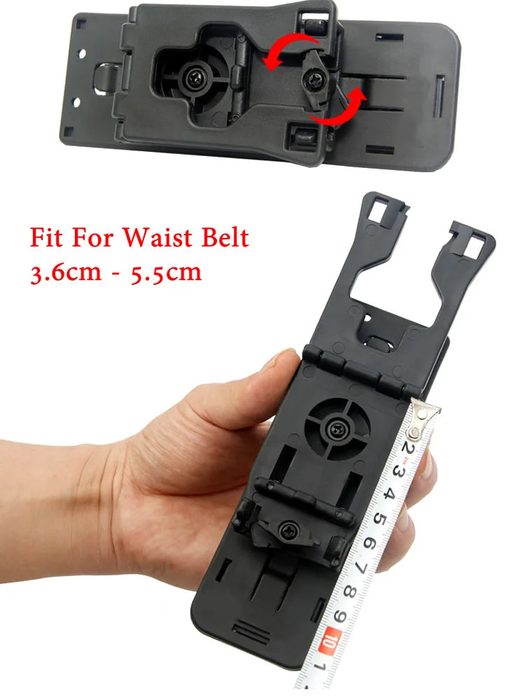 New Universal 360 Degree Tool Self Defense Safety EDC Rotation Outdoor Survial Kit Case Holster Black Holder