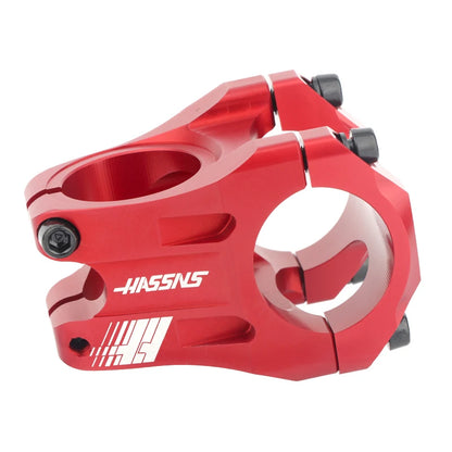 HASSN CNC Stem Mtb Handlebar Stem 35mm Bicycle Short Power Road Bike 31.8 Table Bmx Bridge Pipe Cycling Power Adjustable Rod