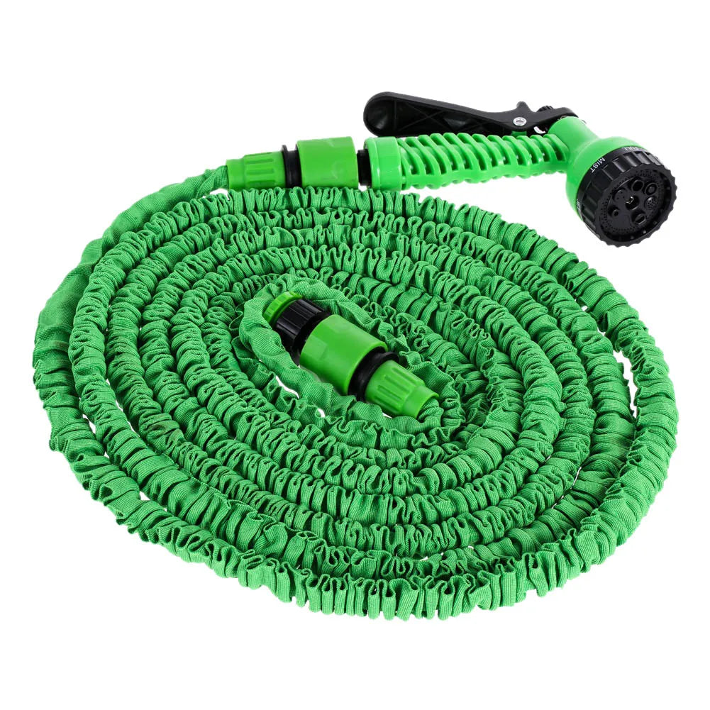 50FT-100FT Garden Hose Expandable Flexible Water Hose Plastic Hoses Car Wash Water Gun Garden Sprayer Watering Irrigation Tools