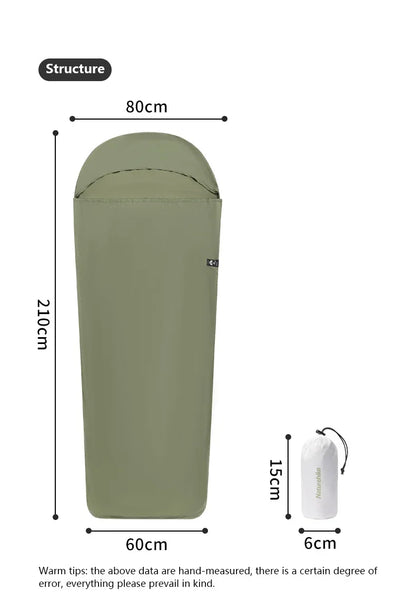 Naturehike Sleeping Bag Liner Lightweight Single Sleeping Bag Cover Ultralight Comfortable Camping Sheets Travel Sleep Sack