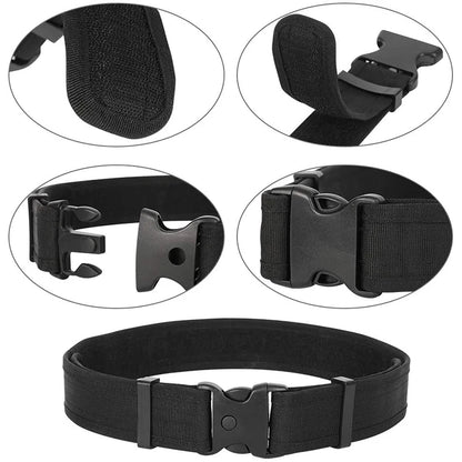 Outdoor tactical gun holster flashlight bag 10 in 1 multifunctional tool kit waist belt nylon Oxford cloth practical safety belt
