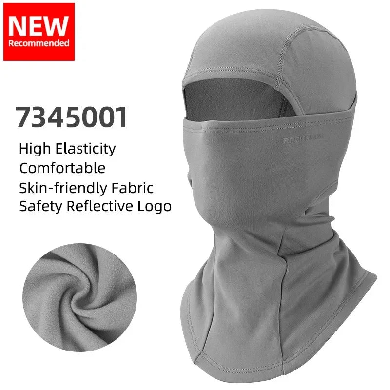 ROCKBROS Keep Warm Balaclava Winter Women Men's Motorcycle Bike Helmet Inner Cap Cycling Skiing Face Mask Thermal Windproof Hat